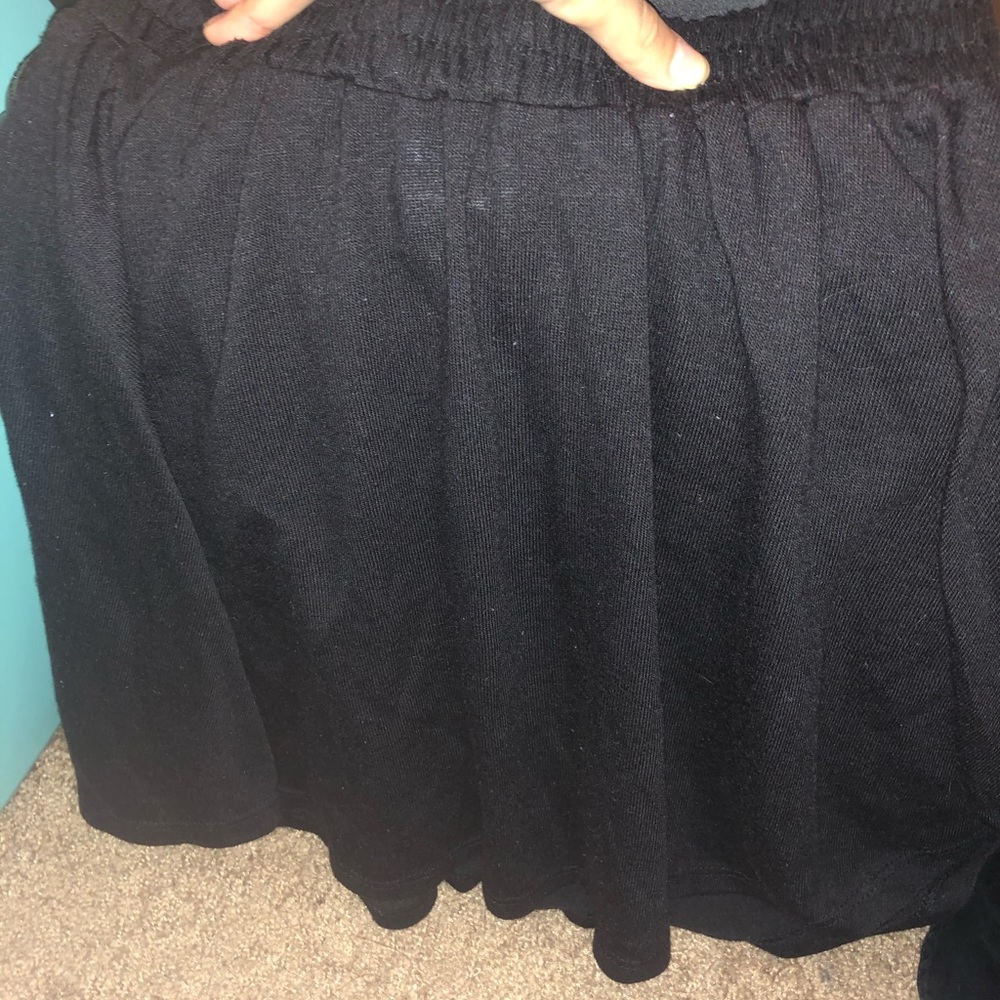 Delia’s black skater skirt
